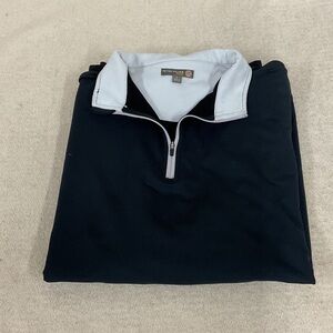 EUC Mens long sleeve Peter Millar 1/4 zip pullover shirt
